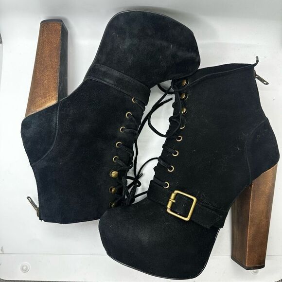 Steve Madden Carnaby Suede Platform Bootie - Picture 5 of 8